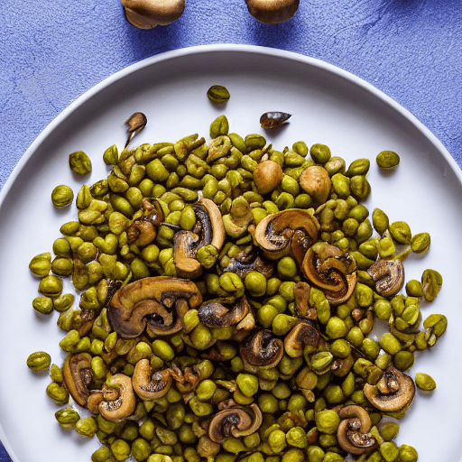 mushroom matar matar khumb food