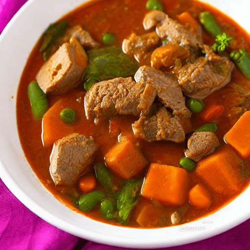 nama groundnut and meat stew namibia food
