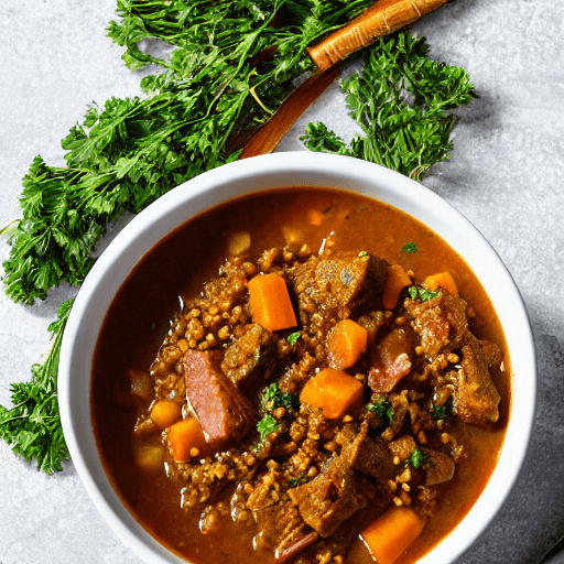 nama millet and rice and meat stew namibia food