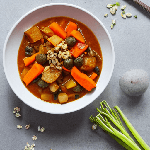 nama oats and root vegetable stew namibia food