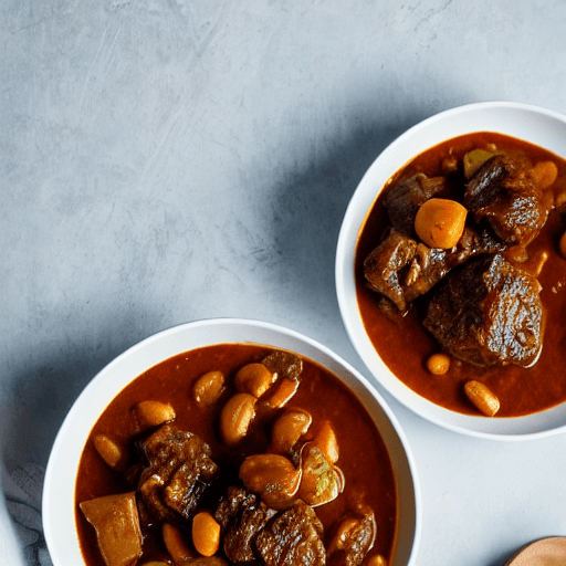 nama oxtail and groundnut stew namibia food