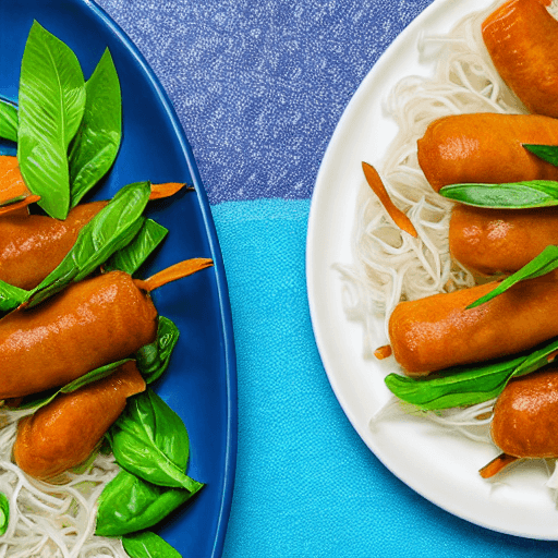 nem nuong food