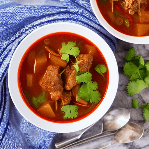 nom bo kho food