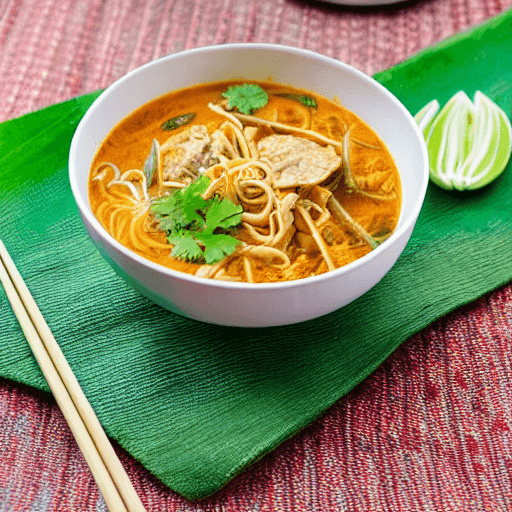 nyonya laksa food