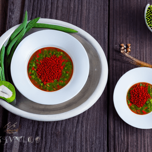 okra and palm oil fufu with palm nuts gabon food