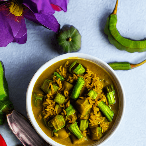 okra curry rice equatorial guinea food