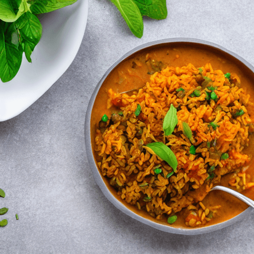 ovambo rice and groundnut stew namibia food