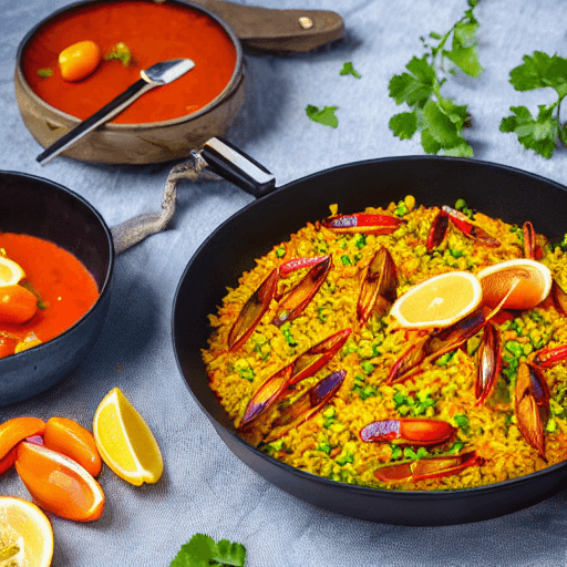 paella valenciana food