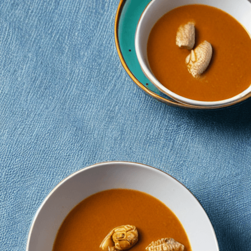 palm nuts and fish soup gabon food