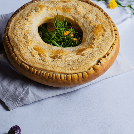 pirog med kottfarsk food