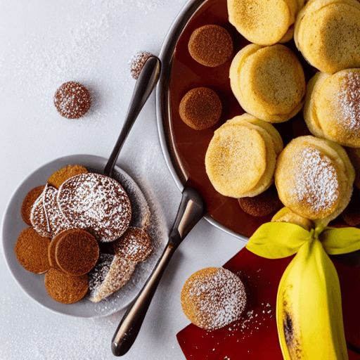poffertjes met nutella en banaan food