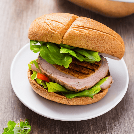 pork tenderloin sandwich food