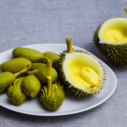 pulot inti durian food