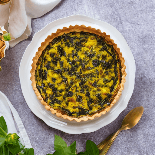 quiche aux poireaux food