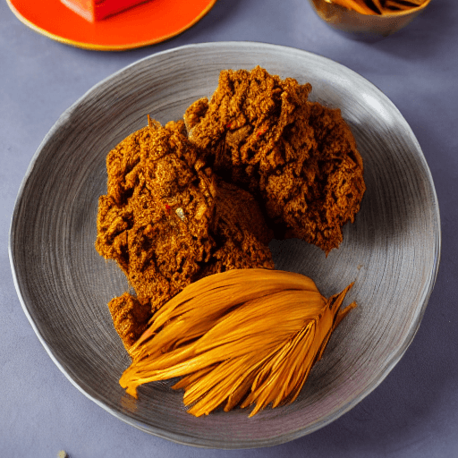 rendang ayam food