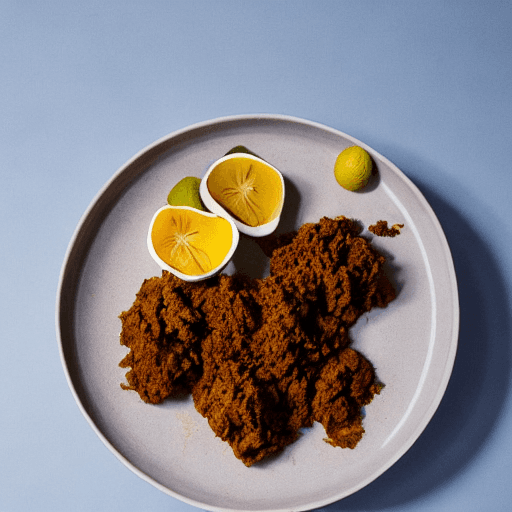 rendang itik food