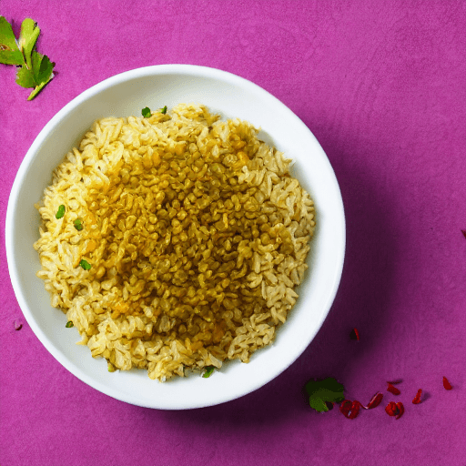 rice and gravy food