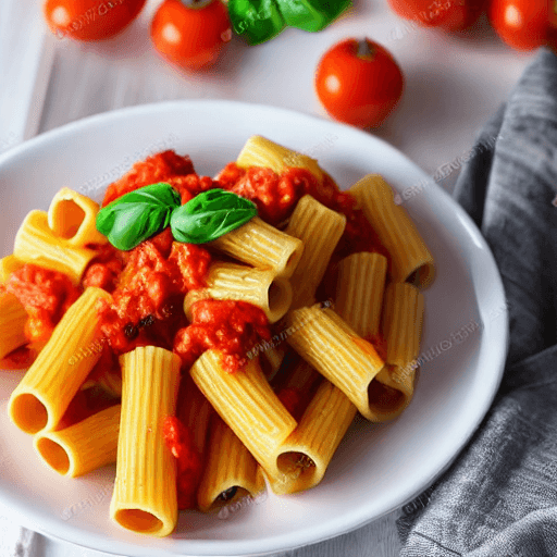 rigatoni con la pajata food