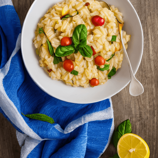 risotto ai frutti di mare food