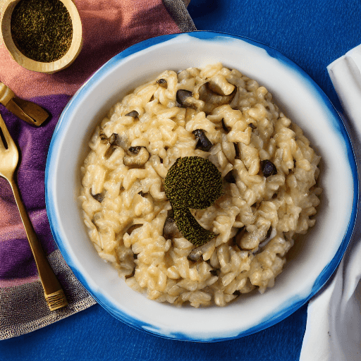 risotto al funghi food