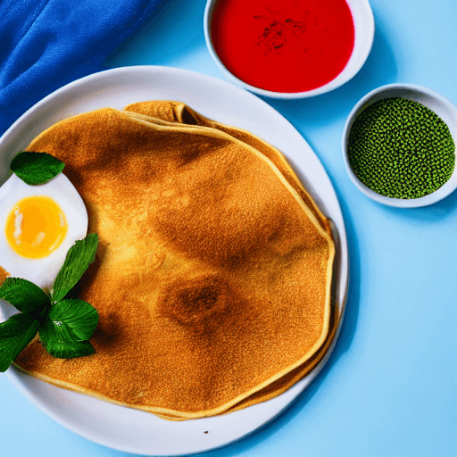 roti telur bawang food