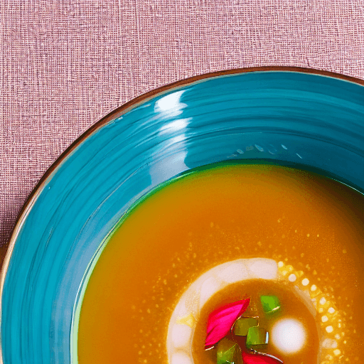 sago soup bil dajaj food