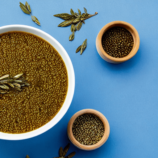 sago soup bil za'atar food
