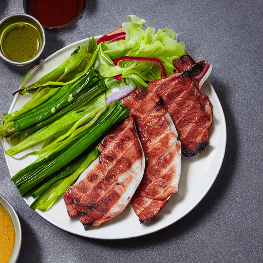 samgyeopsal north korea food