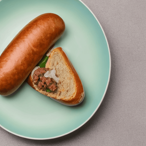 sausage sandwich food