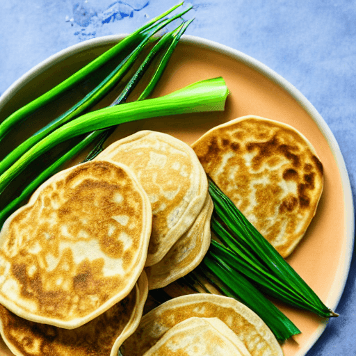 scallion pancakes food