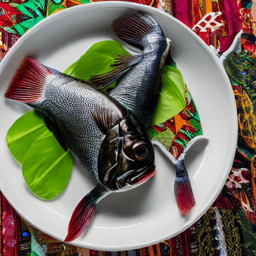 sepik river fish poached papua new guinea food