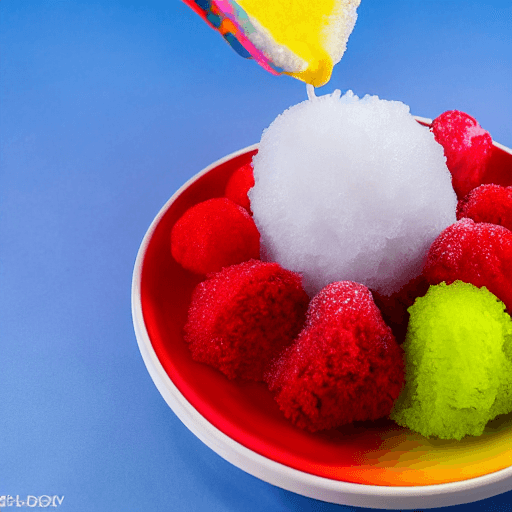 shaved ice food