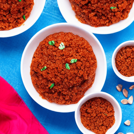 sooji halwa food