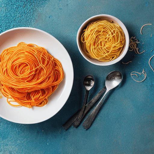 spaghetti con bottarga food
