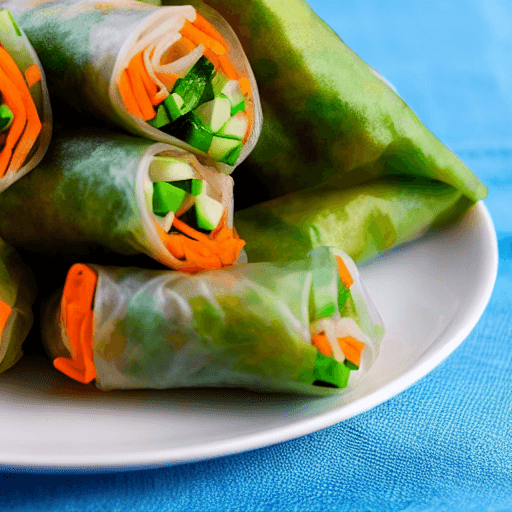spring rolls food