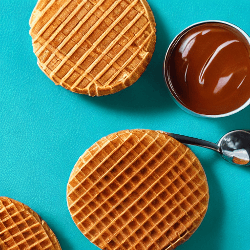 stroopwafels met karamel food