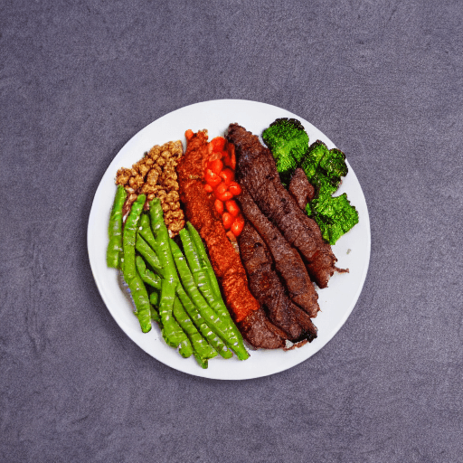suya with meat and vegetables gambia food