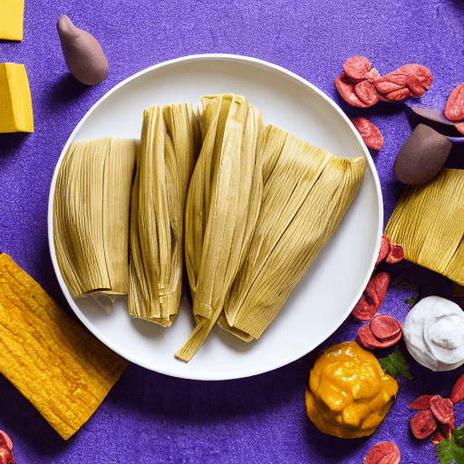 tamales de carne con guiso y queso honduras food