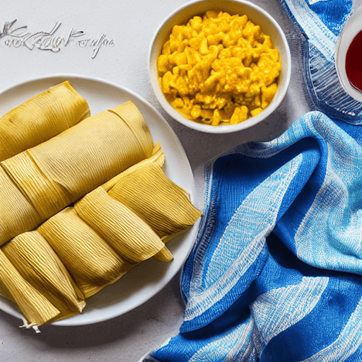 tamales de elote y carnitas guatemala food
