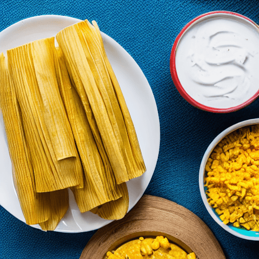 tamales de elote y carnitas y queso guatemala food