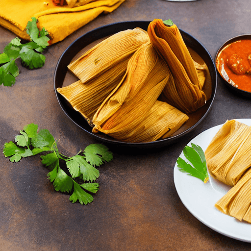 tamales de pollo con guiso honduras food