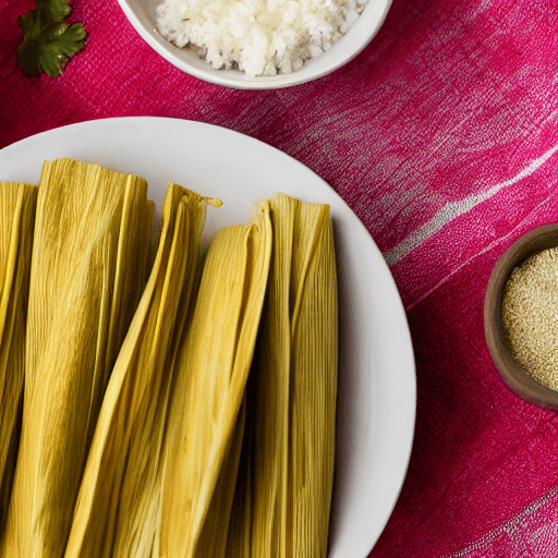 tamales de vegetales con guiso honduras food