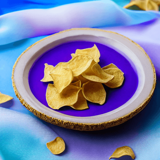 taro chips with coconut micronesia food