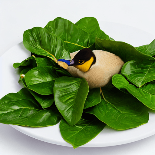 taro leaves with duck kiribati food