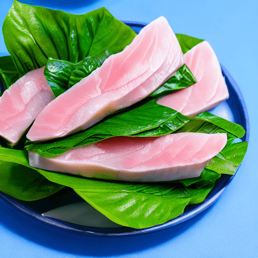 taro leaves with tuna fale kiribati food