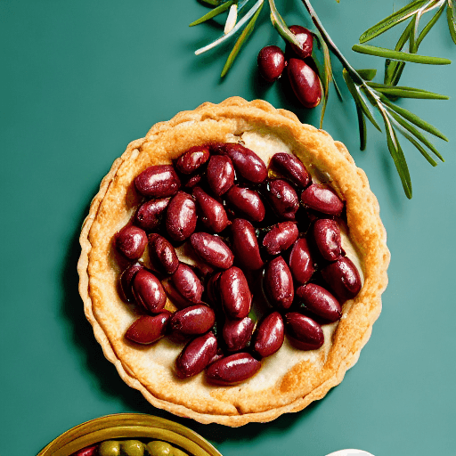 tarte aux olives france food