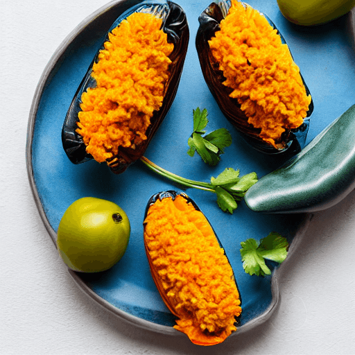 tigres or mejillones rellenos food