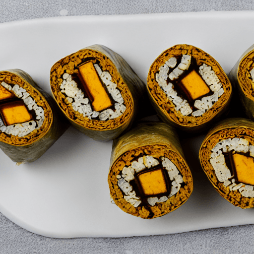 tofu skin roll food
