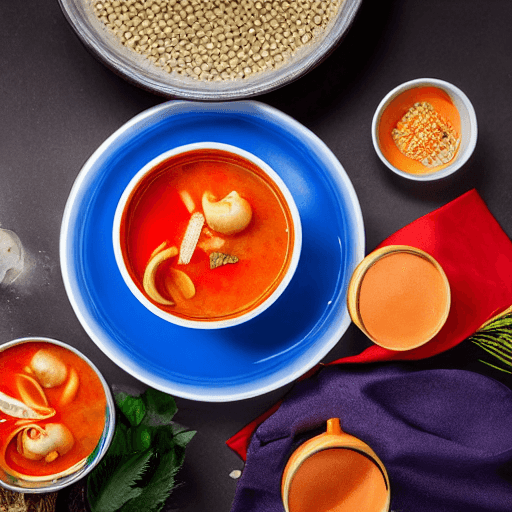 tom yum goong food