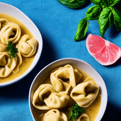 tortellini in brodo food